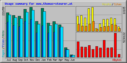 Usage summary for www.thomas-steurer.at